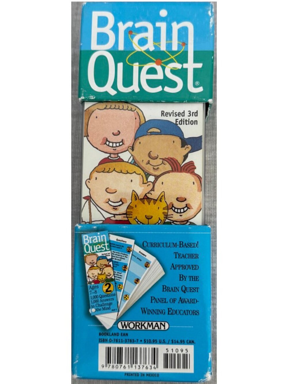Brain Quest GRADE 2 Revised 3rd Edition Card Game Home School Road Trip Family